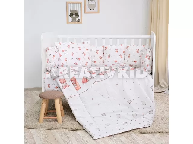 Lorelli 5 részes ágynemű garnitúra - Bears & Pillows Beig