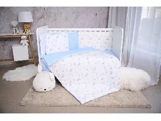 Lorelli 5 részes ágynemű garnitúra - Blue Moon & Stars