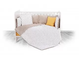 Lorelli 5 részes ágynemű garnitúra - Crowns Latte