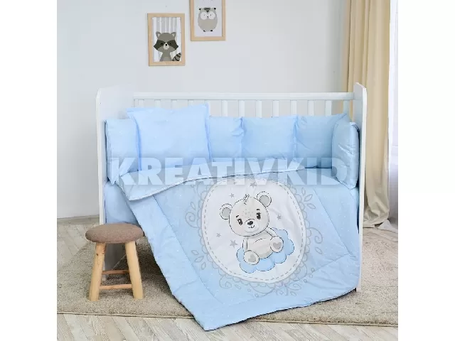 Lorelli 5 részes ágynemű garnitúra - Little Bear Blue