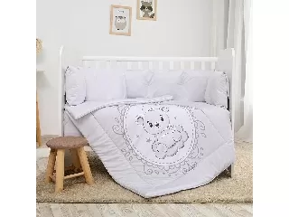 Lorelli 5 részes ágynemű garnitúra - Little Bear Grey