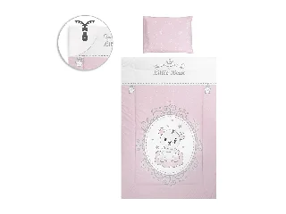 Lorelli 5 részes ágynemű garnitúra - Little Bear Pink