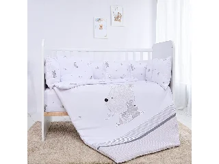 Lorelli 5 részes ágynemű garnitúra - Little Rabbits Grey