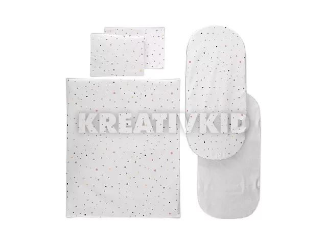 Lorelli 5 részes téli ágynemű garnitúra babakocsiba - Happy Friends