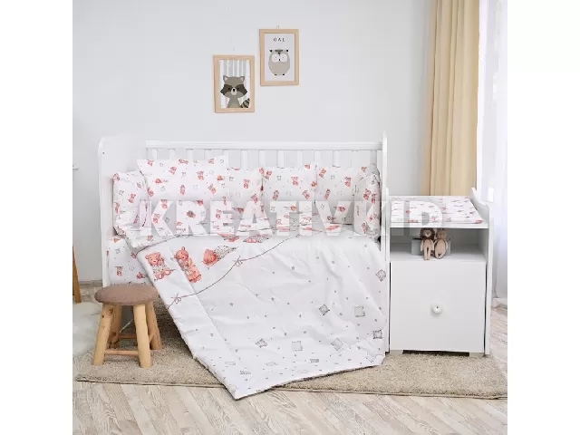 Lorelli ágynemű garnitúra Trend kombi ágyhoz - Bears & Pillows Beige