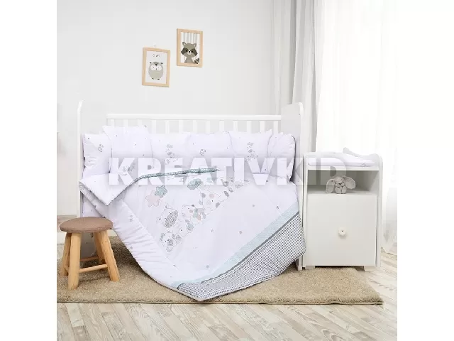 Lorelli ágynemű garnitúra Trend kombi ágyhoz - Giraffe