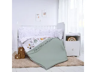 Lorelli ágynemű garnitúra Trend kombi ágyhoz, Happy Friends, Mint