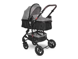 Lorelli Alba multifunkciós babakocsi + adapter - Premium Opaline Grey