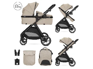 Lorelli Aspen babakocsi mózessé alakítható sport résszel - Cappuccino