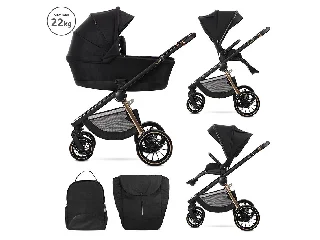 Lorelli Bianca multifunkciós babakocsi + adapter - Black