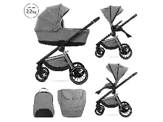 Lorelli Bianca multifunkciós babakocsi + adapter - Grey