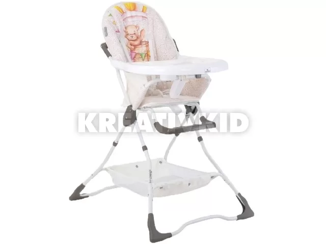 Lorelli Bonbon fix etetőszék - Frosted Beige Ballons