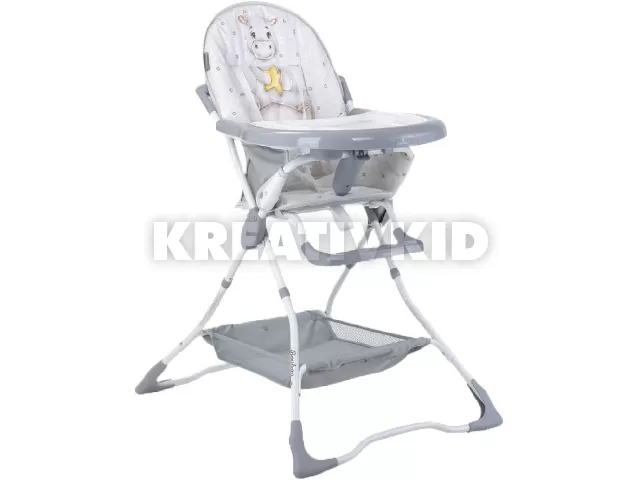 Lorelli Bonbon fix etetőszék - Noble Grey Hippo