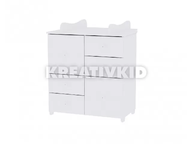 Lorelli Cupboard pelenkázó komód - White / Fehér