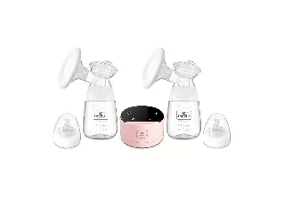 Lorelli Dupla elektromos mellszívó - pink&black