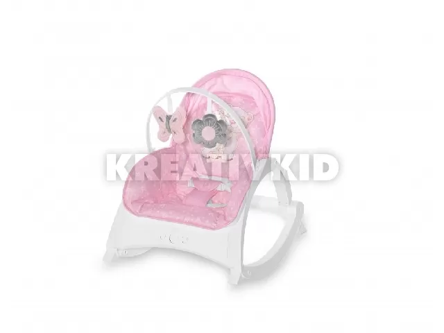 Lorelli Enjoy rezgő-zenélő pihenőszék - Pink Hug