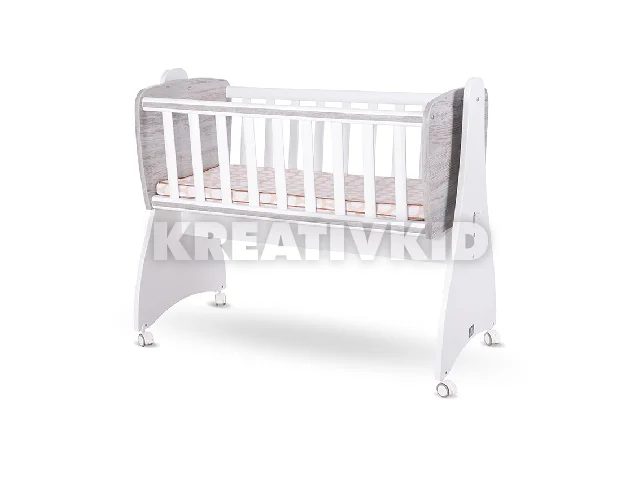 Lorelli First Dreams ringatható bölcső 105x55 - White / Artwood