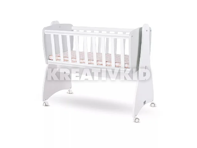 Lorelli First Dreams ringatható bölcső 105x55 - White / Milky Green