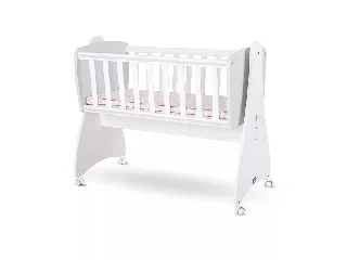 Lorelli First Dreams ringatható bölcső 105x55 - White / Milky Green