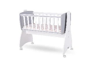 Lorelli First Dreams ringatható bölcső 105x55 - White / Stone Grey