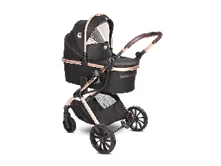 Lorelli Glory multifunkciós babakocsi + adpter - Black Diamond
