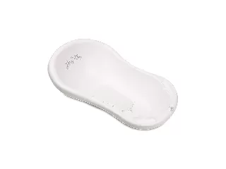 Lorelli Kád 84 kád leeresztő dugóval csúszásgátlóval - Little Stars White