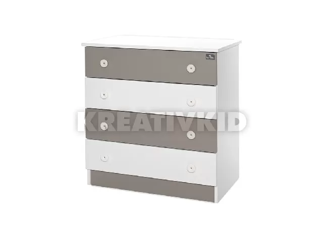 Lorelli Komód - White & String