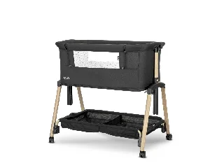 Lorelli Layla 2 az 1-ben babaöböl és járóka - Black / wooden