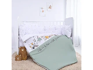 Lorelli Lilly Ágynemű garnitúra, 60x120 - Happy Friends Mint