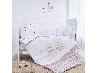 Lorelli Lilly Ágynemű garnitúra, 60x120 - Honey Bunny Beige