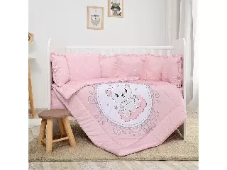 Lorelli Lilly ágynemű garnitúra 60x120 - Little Bear Pink