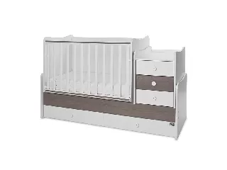 Lorelli Maxi Plus kombi ágy 70x160 - White & Caffe ÚJ