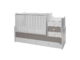 Lorelli Maxi Plus kombi ágy 70x160 - White & String ÚJ