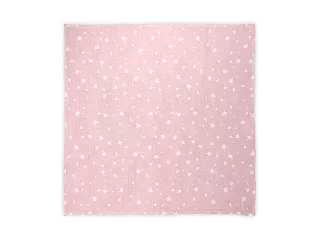 Lorelli Muszlin takaró 80x80 cm - Rose With Stars
