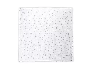 Lorelli Muszlin takaró 80x80 cm - White With Grey St