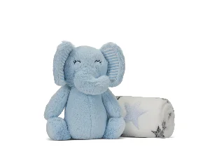 Lorelli Nappy takaró 75x90 cm - Blue Elephant