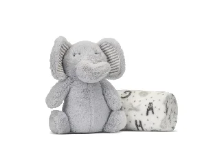 Lorelli Nappy takaró 75x90 cm - Grey Elephant
