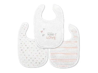 Lorelli Natural tépőzáras előke 3db - Fiús