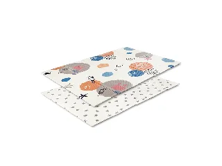 Lorelli Összehajtható 2 oldalas thermo játszószőnyeg 120x180cm - Blue Ocean & stars