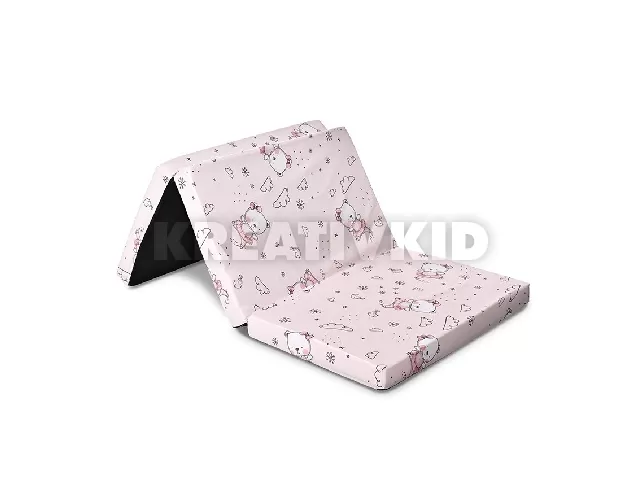 Lorelli összehajtható matrac 60x120x5 - Pink Ballerina Bear