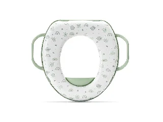 Lorelli párnázott WC szűkítő fogantyúval - Planets Green