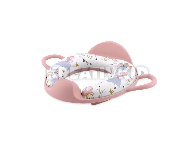 Lorelli párnázott WC szűkítő háttámlával - Pink Princess