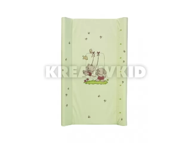 Lorelli pelenkázó lap merev peremes 50x71 - green