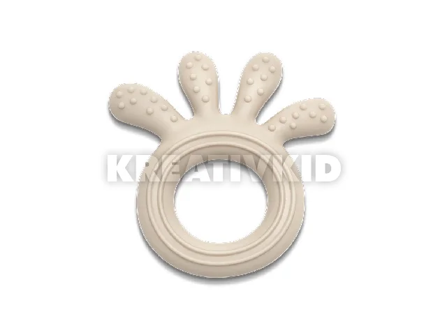 Lorelli Polip természetes szilikon rágóka - Beige