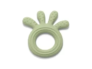 Lorelli Polip természetes szilikon rágóka - Fresh Green