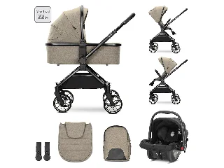 Lorelli Reya 3az1-ben multifunkciós babakocsi átfordítható tolókarral + Joy autóshordozó - Br