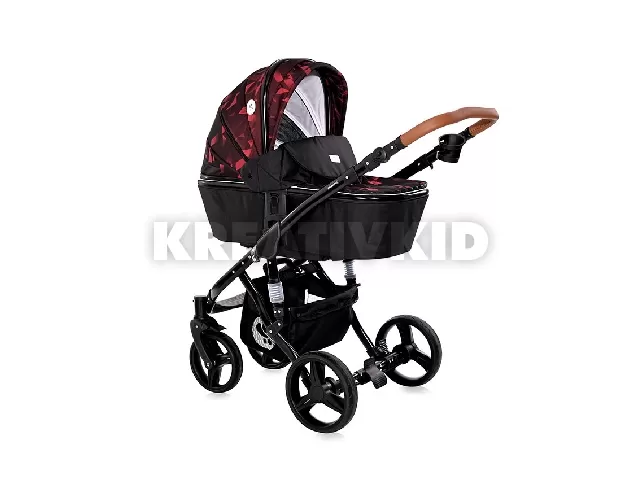 Lorelli Rimini multifunkciós babakocsi - Ruby Red&Black