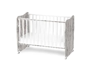 Lorelli Stars ringatható kiságy 60x120 - White / Artwood