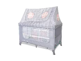 Lorelli Sweet Home 2 multifunkciós utazóágy tetővel - Grey