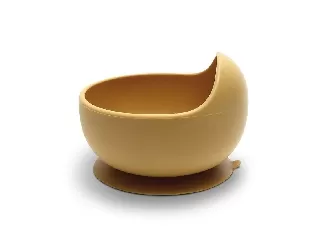 Lorelli szilikon tál tapadókoronggal - Yellow